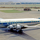 An Olympic Airways DC-6 at London Heathrow in 1963